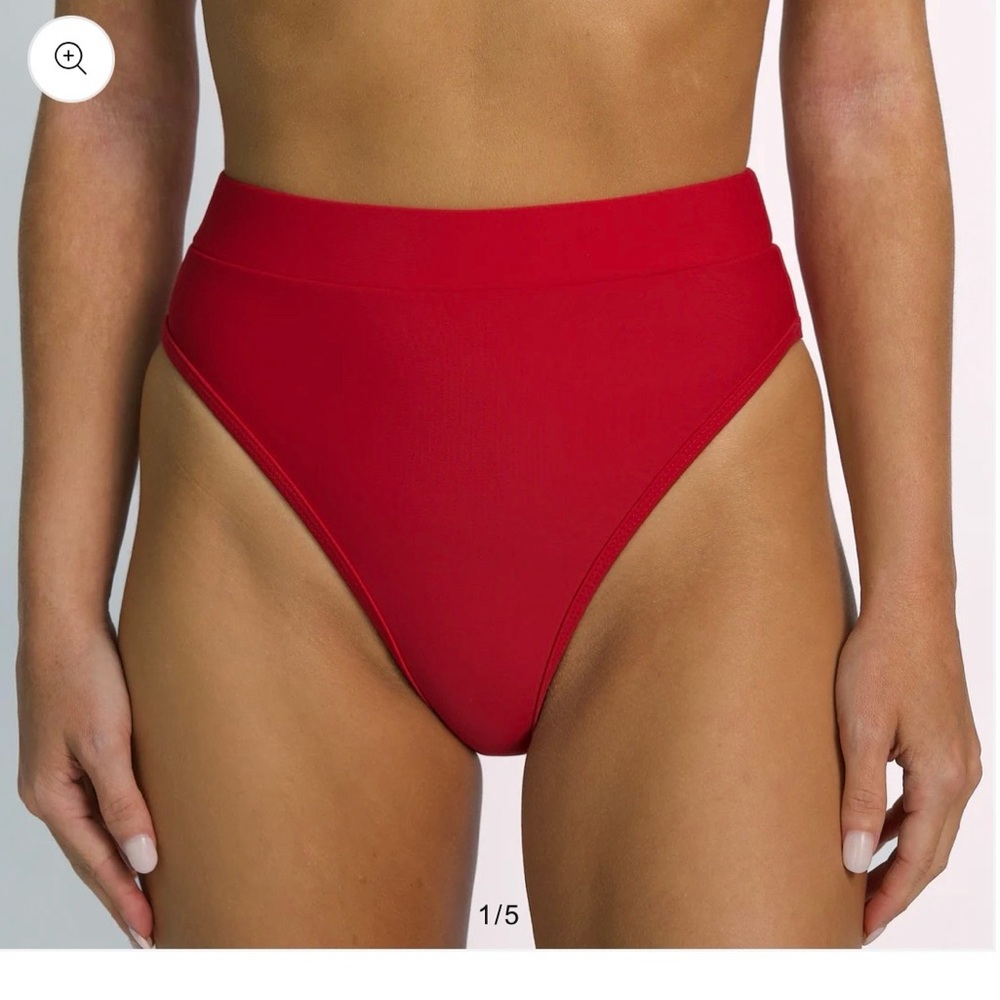 93 Play street High-Waisted Red Bikini Bottom Chloe small